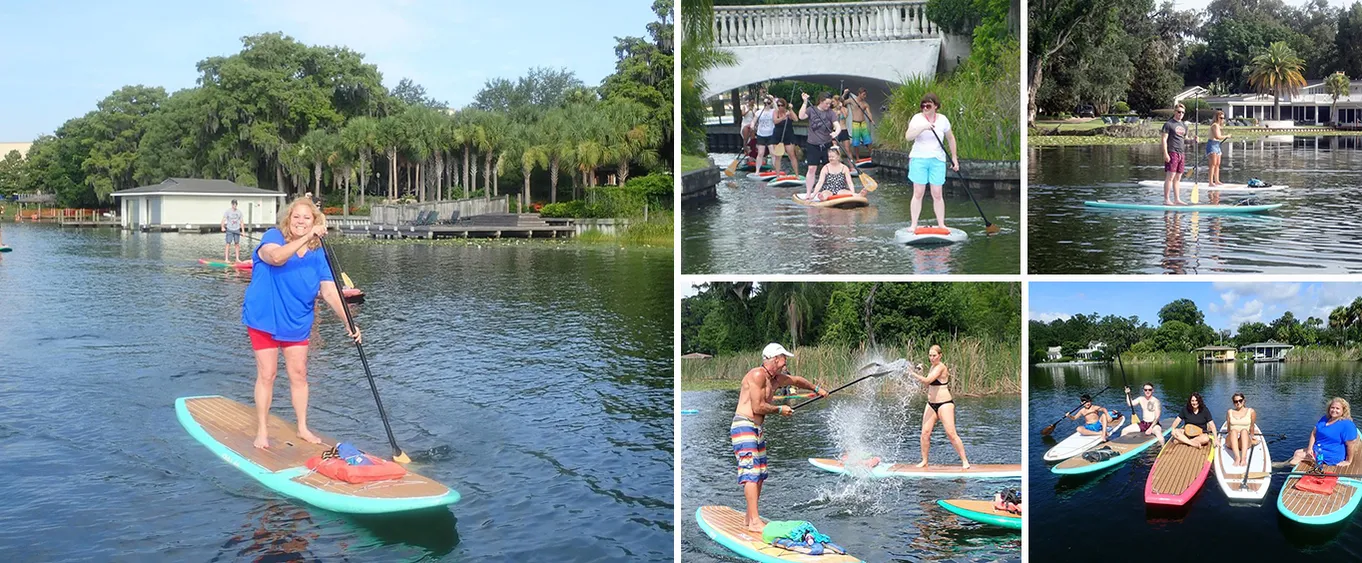 Paddleboard Beginner Lesson of Winter Park's Chain of Lakes