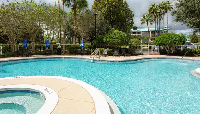 Outdoor Pool at Hilton Garden Inn Orlando at SeaWorld International Center
