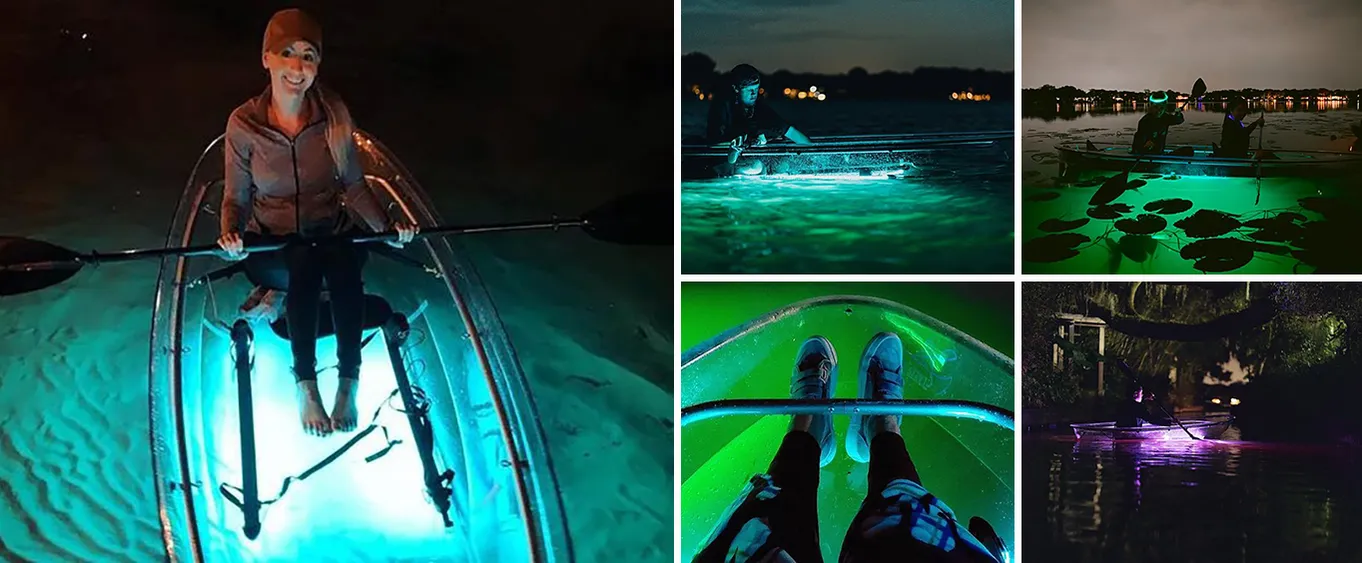 Clear Kayak Glow in the Dark Tour Through Winter Park