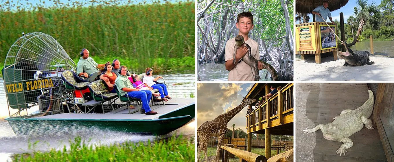 All Inclusive Florida Everglades Airboat Tour + Wild Florida Day with Transport