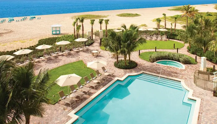 Outdoor Pool at Fort Lauderdale Marriott Pompano Beach Resort  Spa