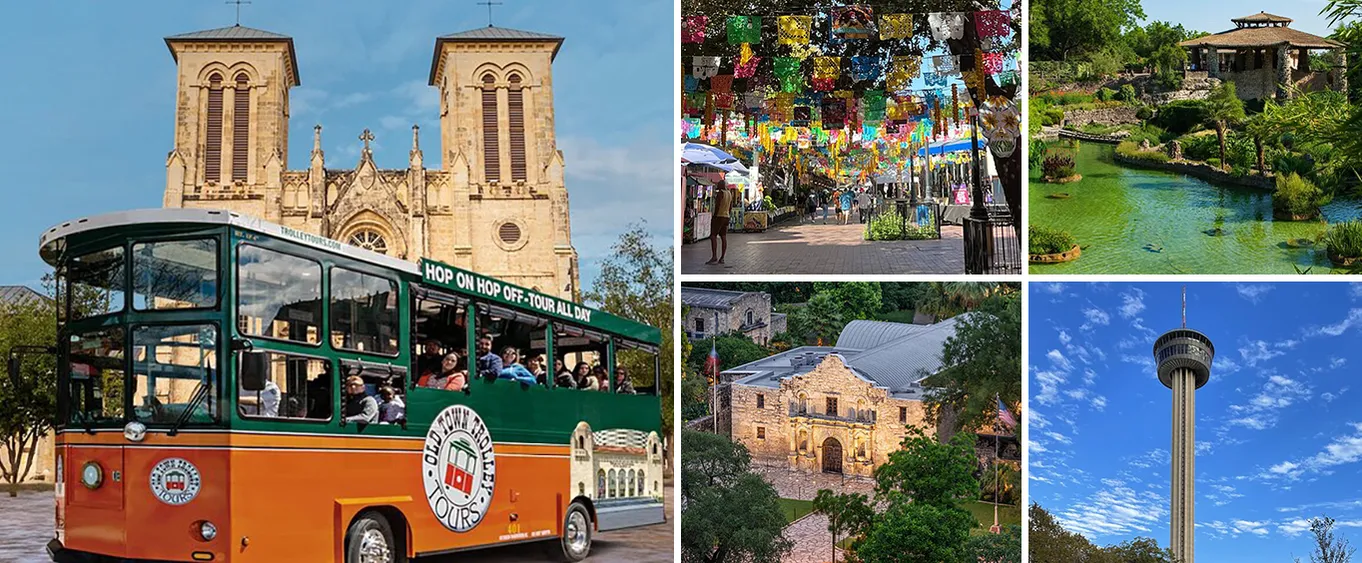 San Antonio Hop-On Hop-Off Trolley Tour