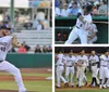 San Antonio Missions Baseball Game Collage