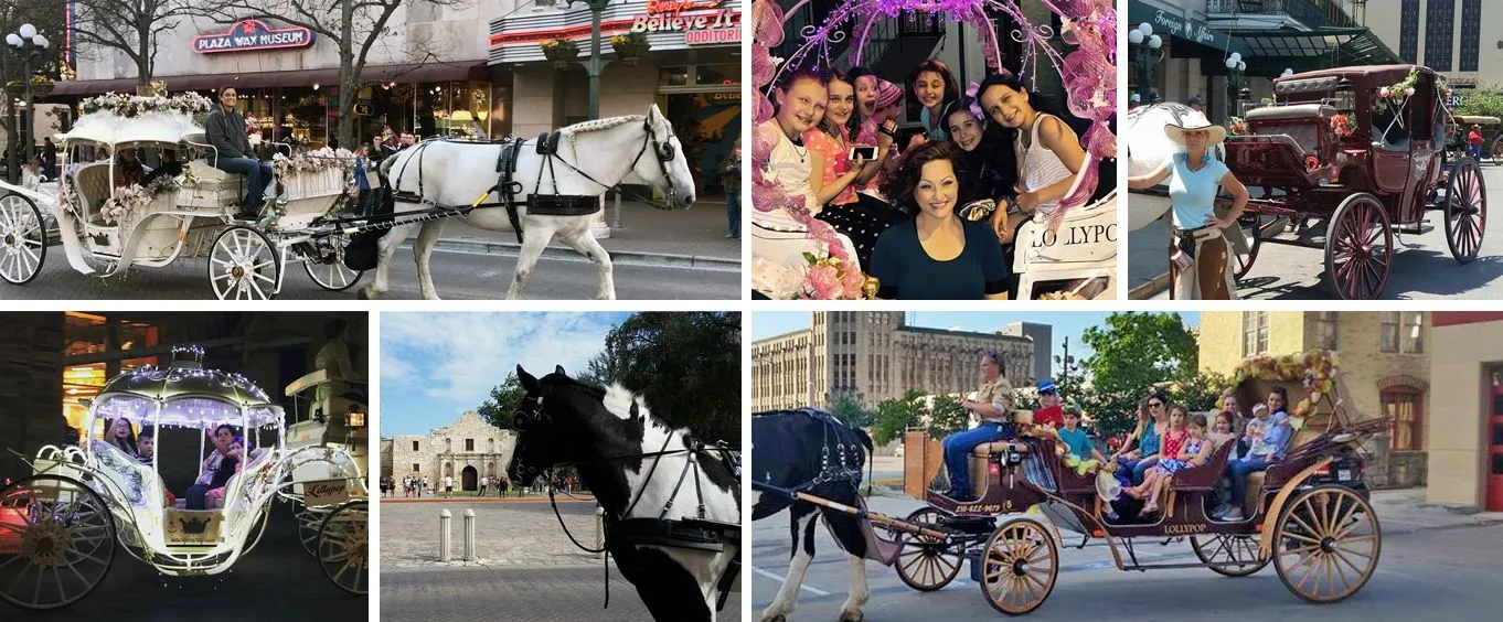 Lollypop Carriage Company Downtown Carriage Ride San Antonio