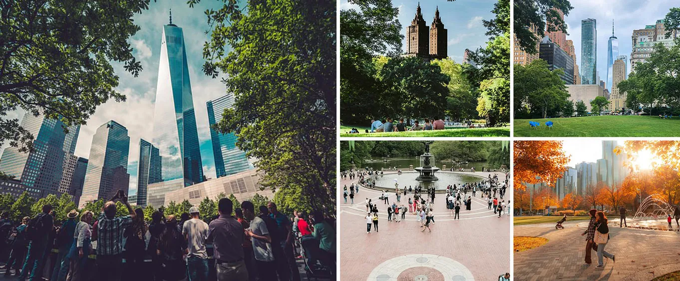 A Scenic Walking in Tour Central Park