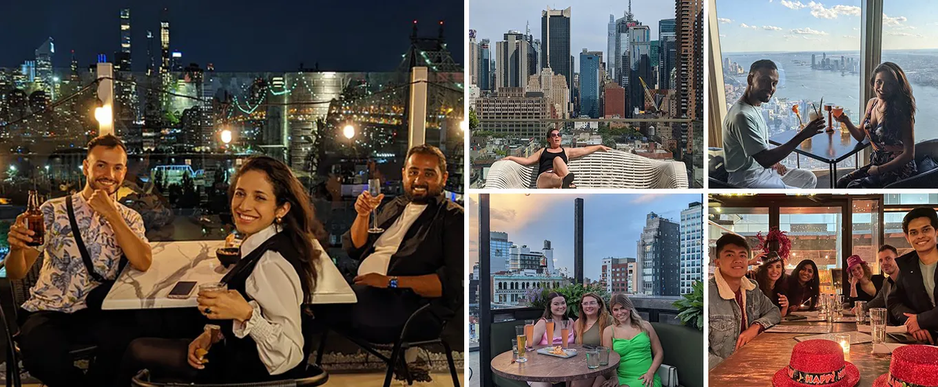 From Bar to Bar on the Vibrant Rooftops of New York